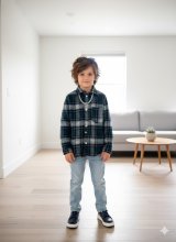 شکت پشمی سورمه ای سبز